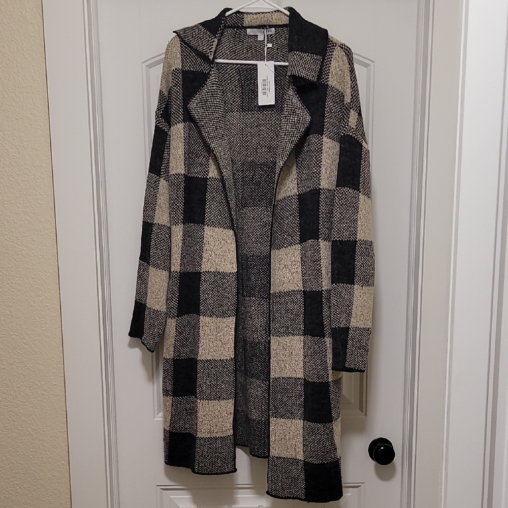 Baltic Born Women's Toronto Cardigan In Black & Taupe